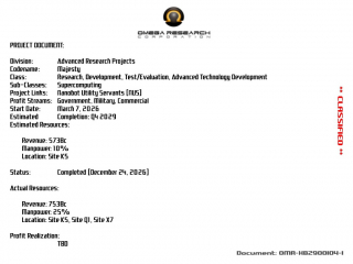 ORC Project Majesty document
